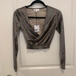 REVOLVE Suede Crop Top